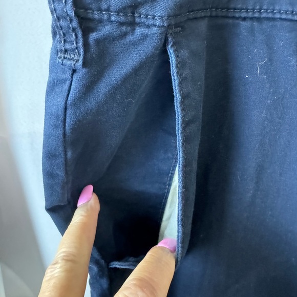 Hollister Mens Flat From Short 9” Epic Flex Mens Blue Pocket Shorts Size 36 - Picture 3 of 12